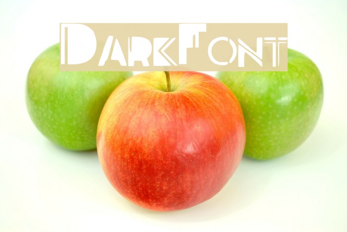 DarkFont Font examples