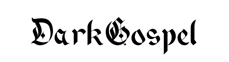 DarkGospel  Descarca Fonturi Gratis