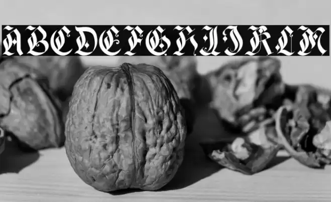 DarkGospel Font examples