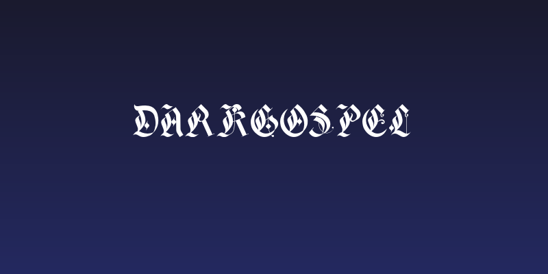DarkGospel Social Header