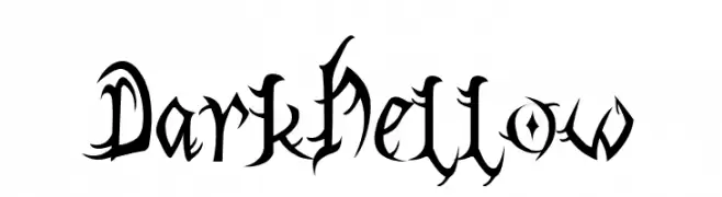 DarkHellow  Frei Schriftart Herunterladen