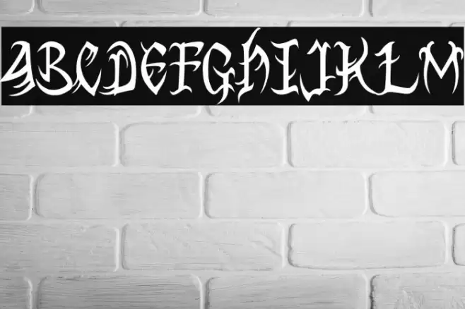 DarkHellow फ़ॉन्ट examples