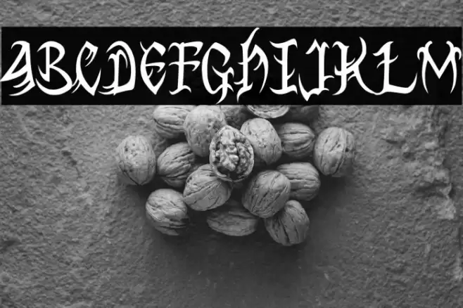 DarkHellow फ़ॉन्ट examples