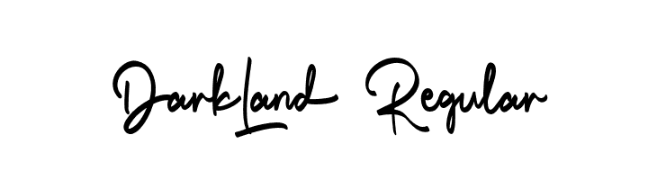 DarkLand-Regular  font caratteri gratis