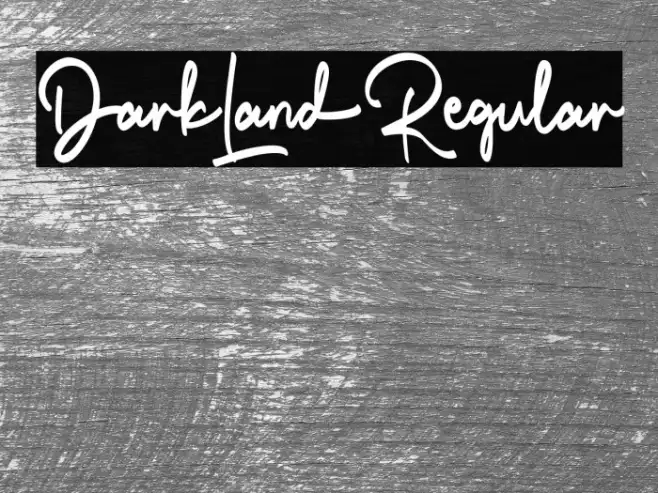 DarkLand-Regular Example 3