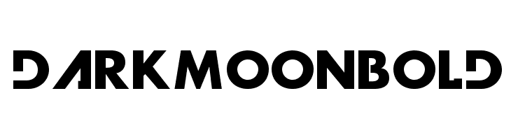DarkMoonBold  Free Fonts Download