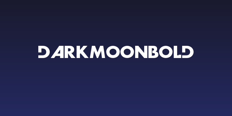 DarkMoonBold Social Header