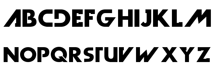 DarkMoonBold Schriftart Kleinbuchstaben