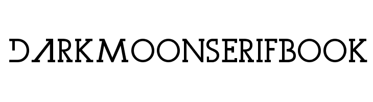 DarkMoonSerifBook Font