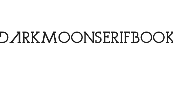 DarkMoonSerifBook Logo