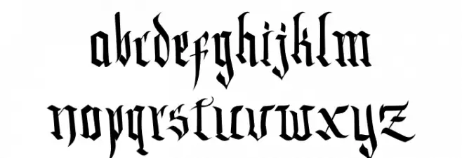 DarkMusroom Шрифта строчной