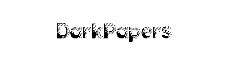 DarkPapers Font