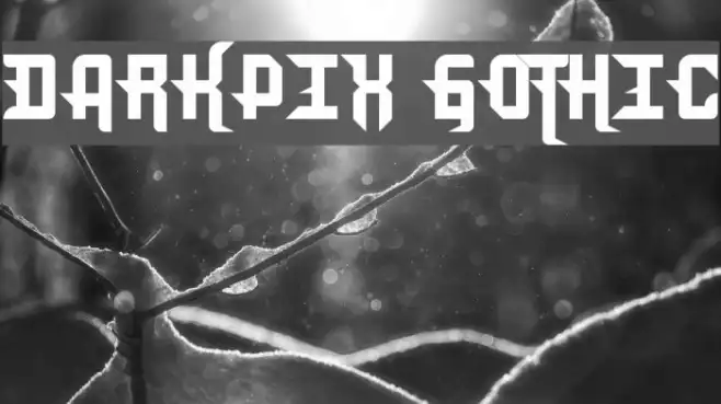 DarkPix Gothic Example 2