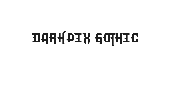 DarkPix Gothic Logo