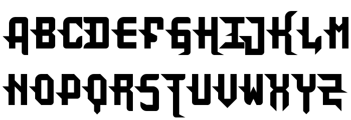 DarkPix Gothic Font LOWERCASE