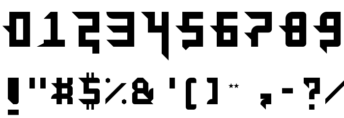 DarkPix Regular Font OTHER CHARS
