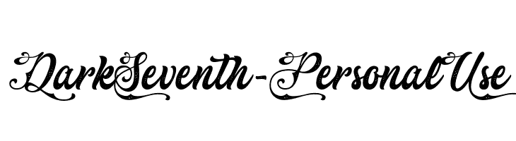 DarkSeventh-PersonalUse  नि: शुल्क फ़ॉन्ट्स डाउनलोड