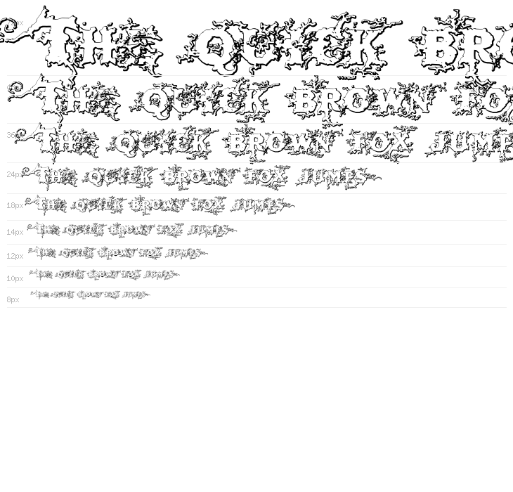 DarkWoodBeveled Waterfall