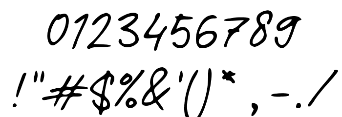 Dark_Signature Font OTHER CHARS