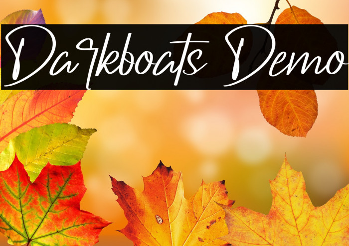 Darkboats Demo Example 1