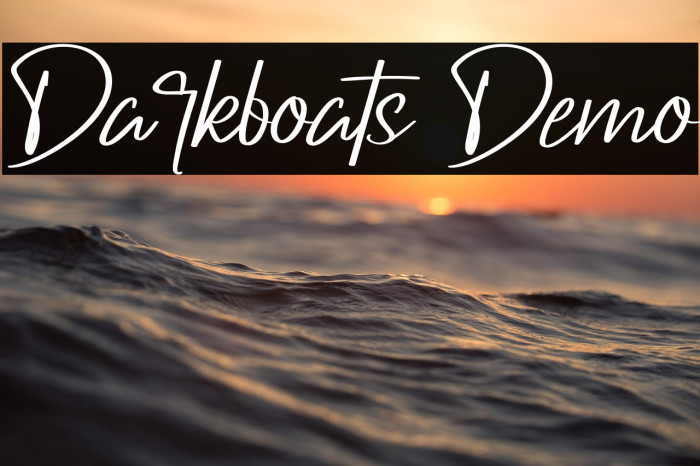Darkboats Demo Example 2