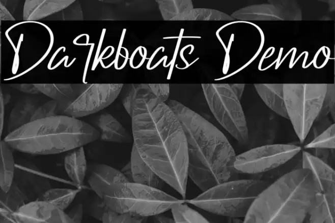 Darkboats Demo Fuentes examples