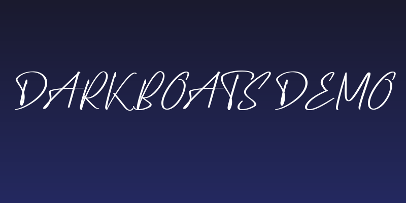 Darkboats Demo Social Header