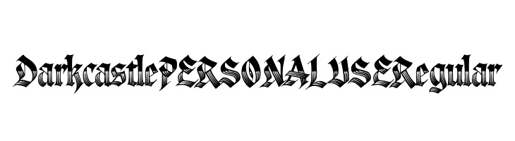 Darkcastle PERSONAL USE Regular  Frei Schriftart Herunterladen