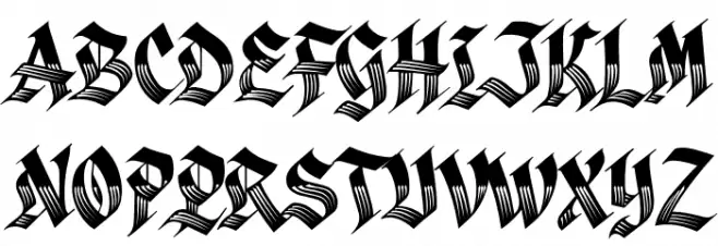 Darkcastle PERSONAL USE Regular Schriftart Groß