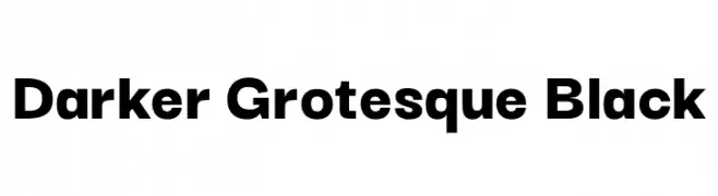 Darker Grotesque Black  font caratteri gratis