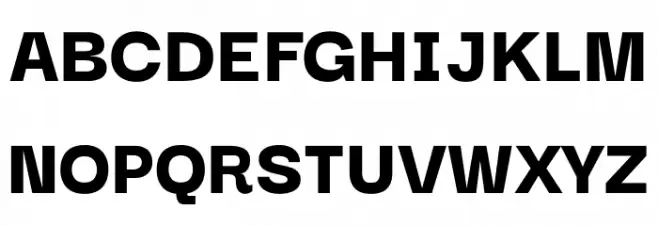 Darker Grotesque Black Schriftart Groß