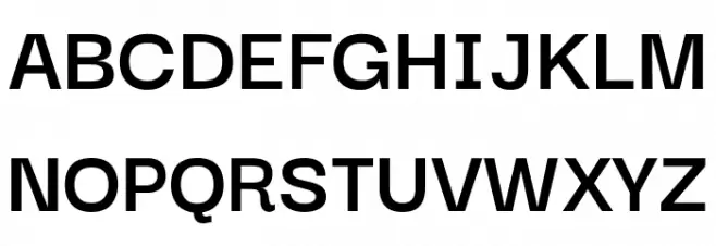 Darker Grotesque Bold Schriftart Groß