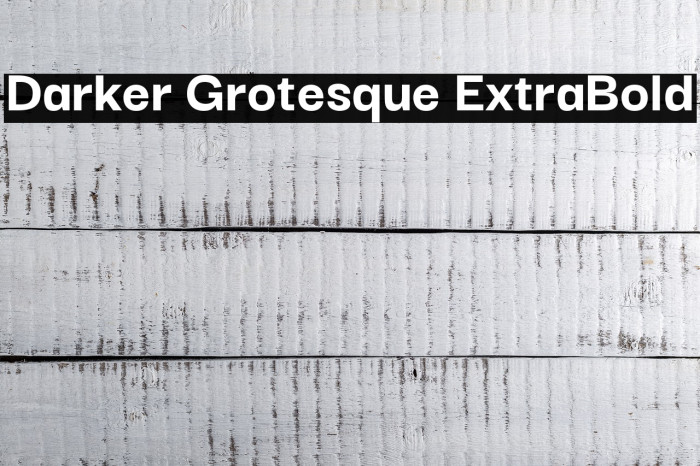 Darker Grotesque ExtraBold Font examples