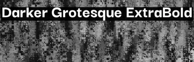 Darker Grotesque ExtraBold Example 2