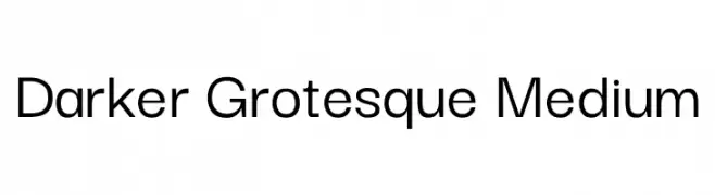 Darker Grotesque Medium  font caratteri gratis