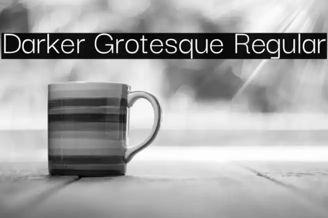 Darker Grotesque Regular Example 2