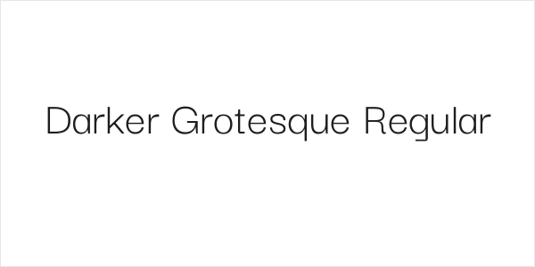 Darker Grotesque Regular Logo