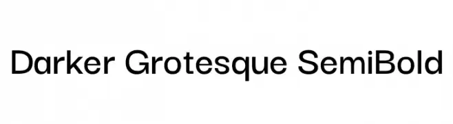 Darker Grotesque SemiBold  Fuentes Gratis Descargar