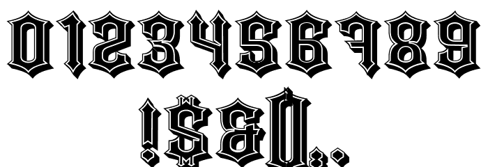 Darker Regular Font OTHER CHARS