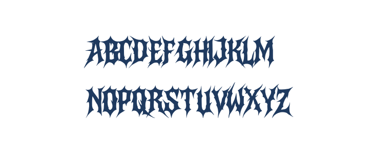 Darkhusk Regular Lowercase