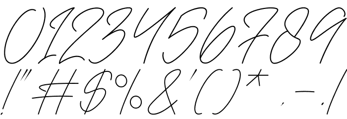Darklight Font OTHER CHARS