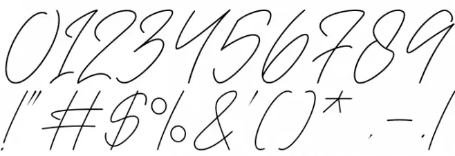 Darklight Font OTHER CHARS