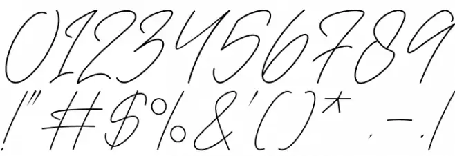 Darklight Font OTHER CHARS