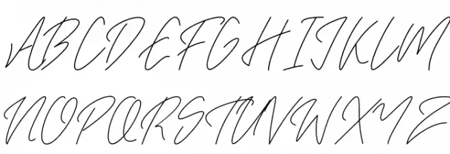 Darklight Schriftart Groß
