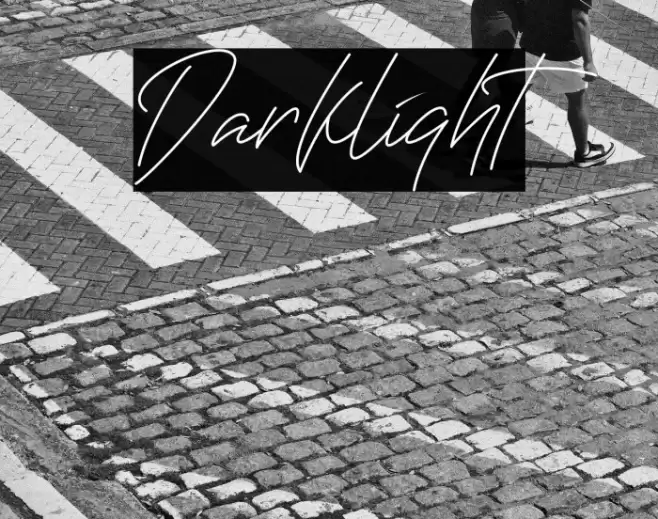 Darklight Font examples