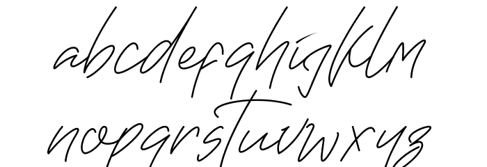 Darklight Font LOWERCASE