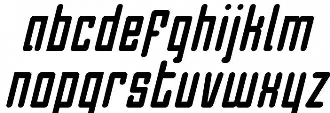 Darklighter Condensed Italic خط أحرف صغيرة