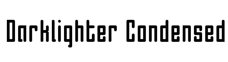 Darklighter Condensed  Descarca Fonturi Gratis