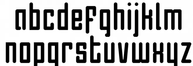 Darklighter Condensed फ़ॉन्ट लोअरकेस