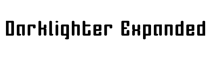 Darklighter Expanded  Descarca Fonturi Gratis